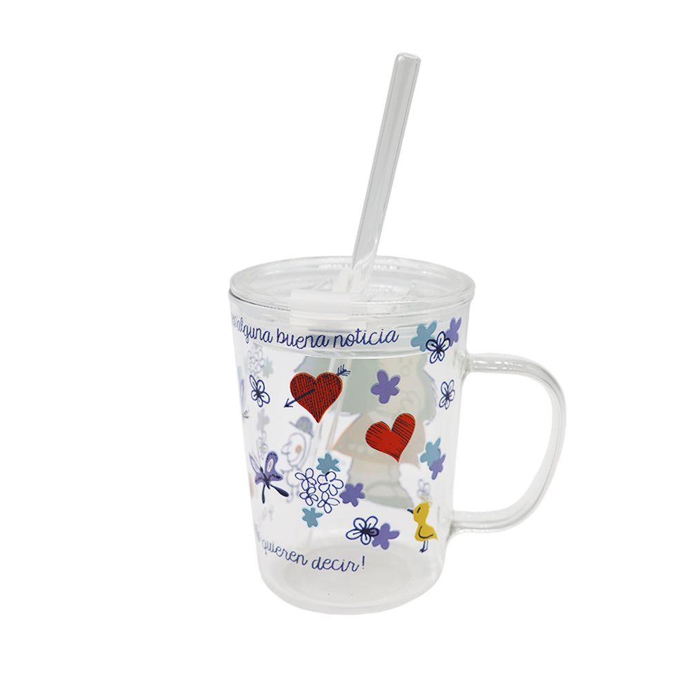 Mug con tapa Mafalda
